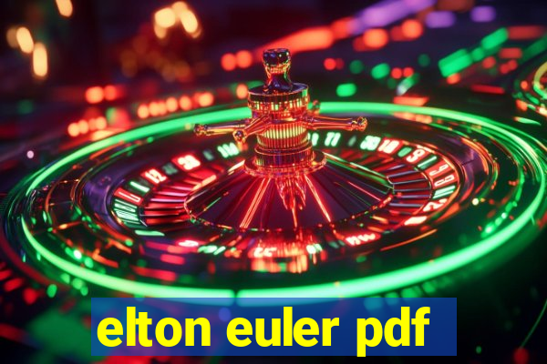 elton euler pdf