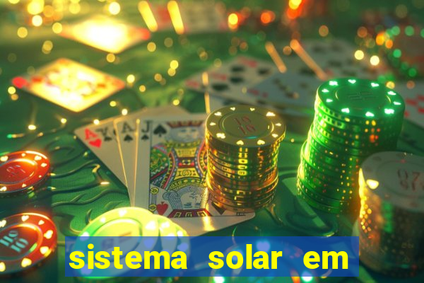 sistema solar em tempo real