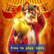 free to play slots no download