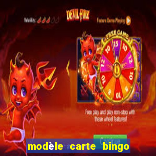 modèle carte bingo quarantaine gratuit