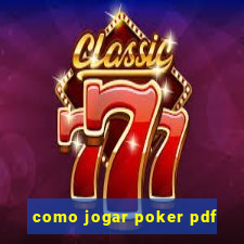 como jogar poker pdf