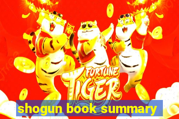 shogun book summary