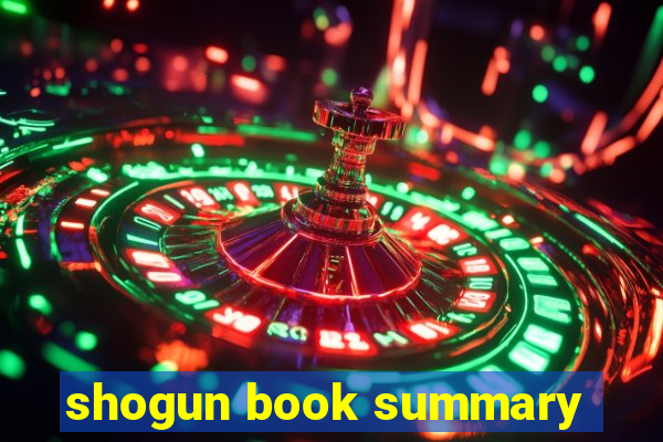 shogun book summary