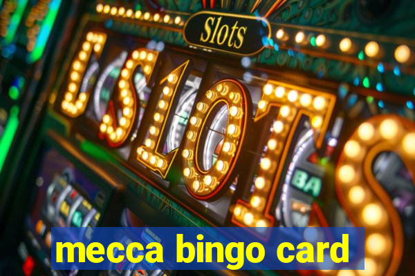 mecca bingo card