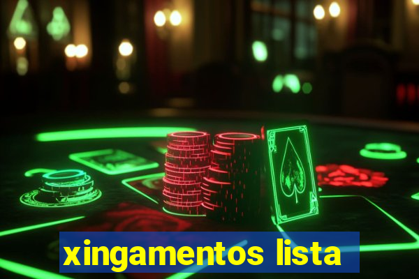 xingamentos lista