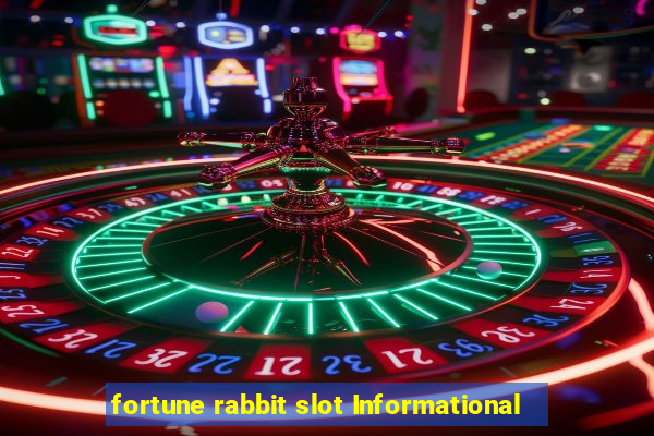 fortune rabbit slot Informational