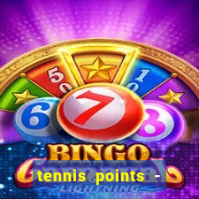 tennis points - big win