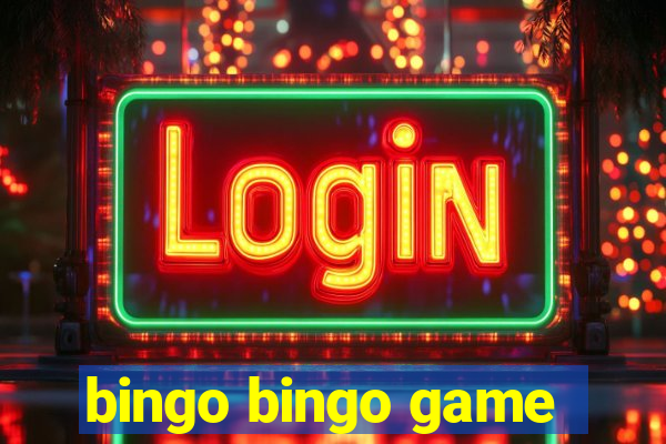 bingo bingo game