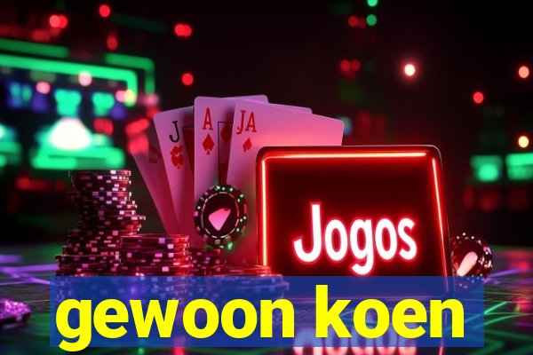 gewoon koen