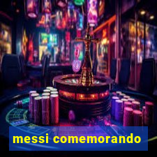 messi comemorando