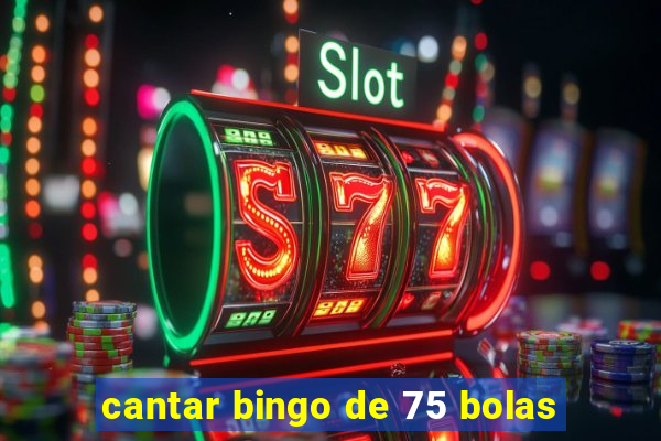 cantar bingo de 75 bolas