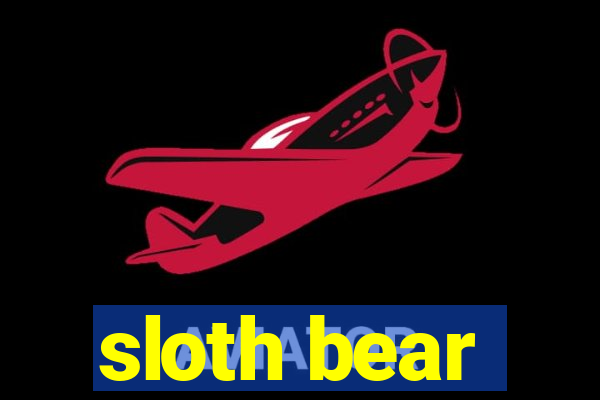 sloth bear