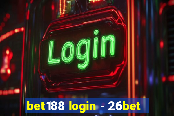 bet188 login - 26bet