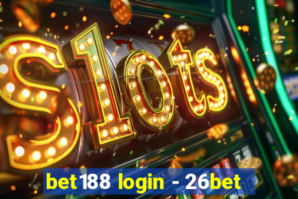 bet188 login - 26bet