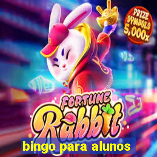 bingo para alunos