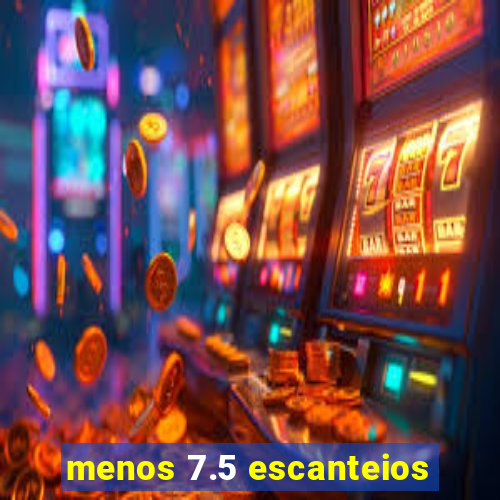 menos 7.5 escanteios