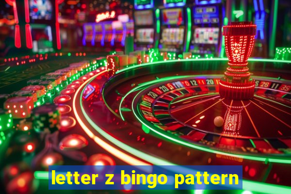 letter z bingo pattern