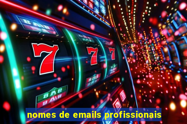 nomes de emails profissionais