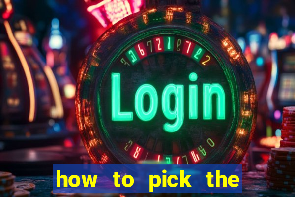 how to pick the right slot machine to win