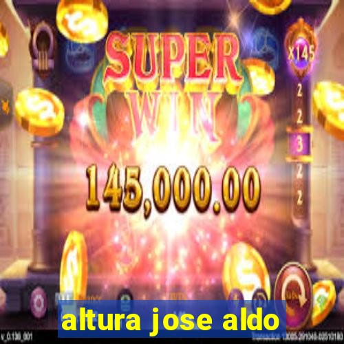 altura jose aldo