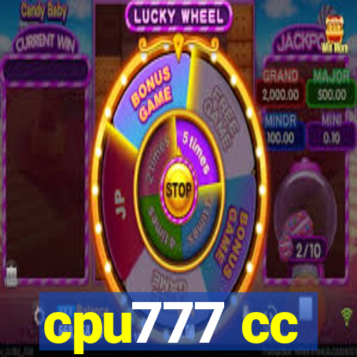 cpu777 cc