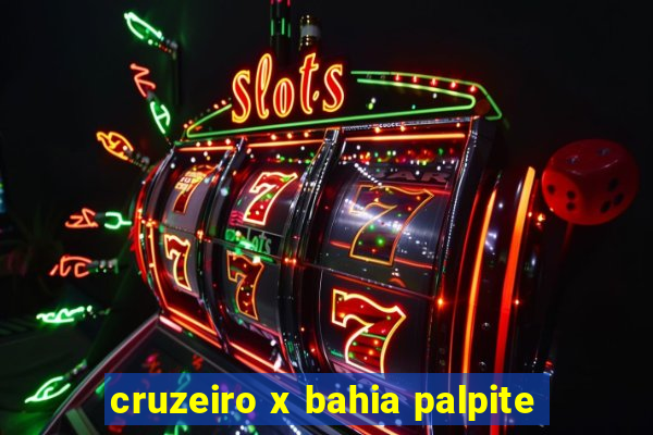 cruzeiro x bahia palpite