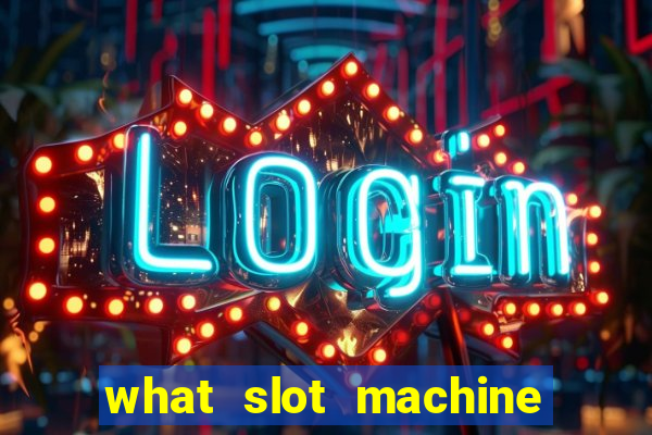 what slot machine has the best odds