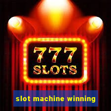 slot machine winning