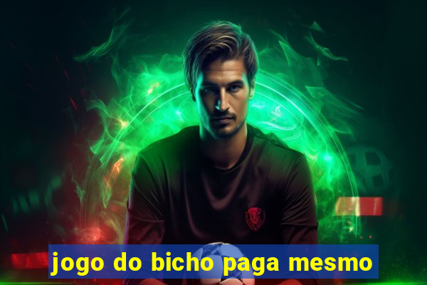 jogo do bicho paga mesmo