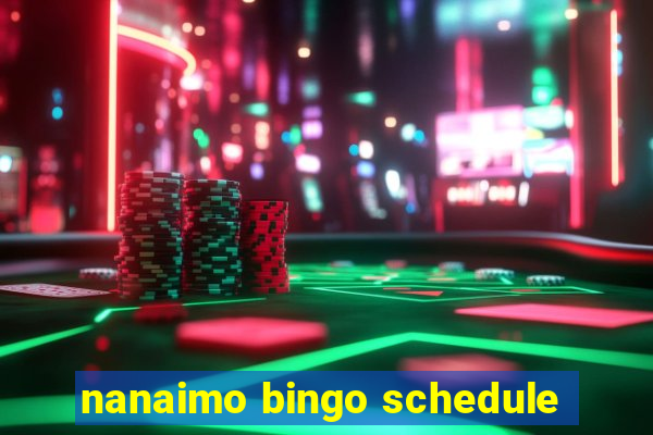 nanaimo bingo schedule