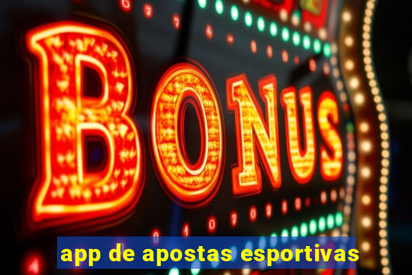 app de apostas esportivas