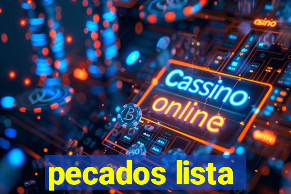 pecados lista