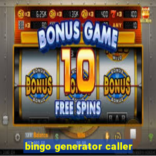 bingo generator caller