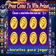 horarios para jogar no fortune tiger