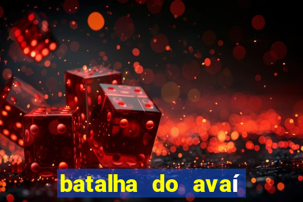 batalha do avaí (pedro américo)