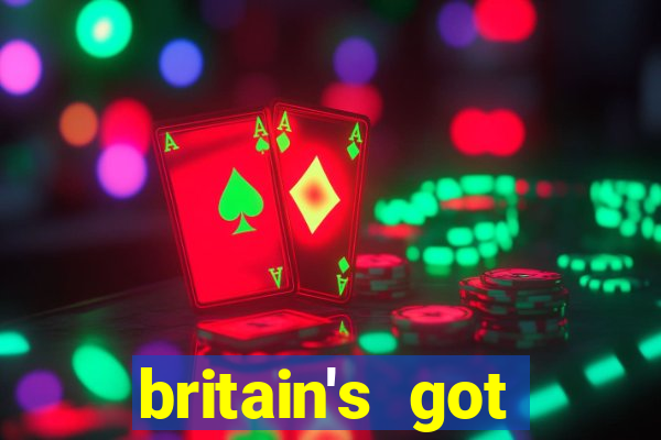 britain's got talent bingo