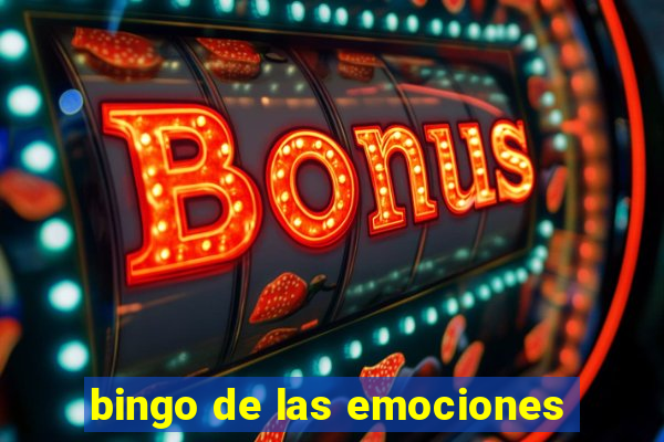 bingo de las emociones