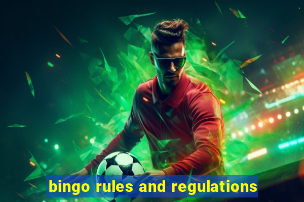 bingo rules and regulations