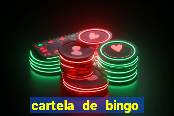 cartela de bingo para imprimir gratis