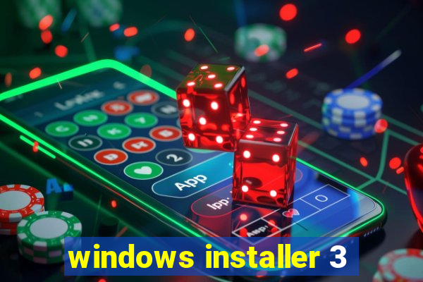 windows installer 3