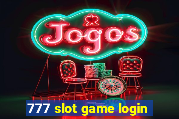 777 slot game login