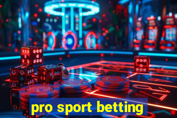 pro sport betting