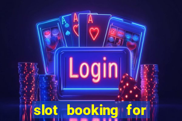 slot booking for driving licence