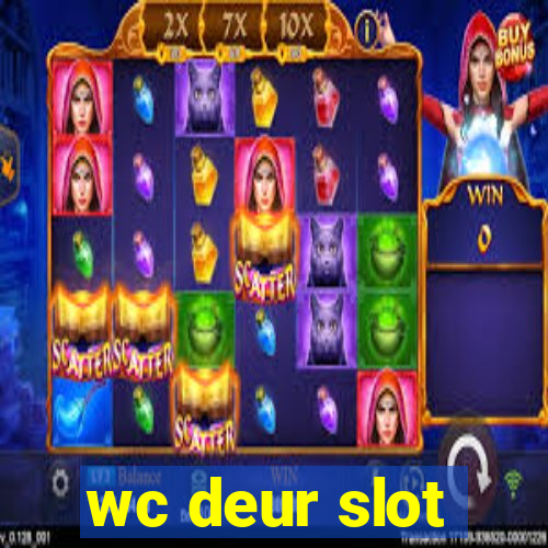 wc deur slot