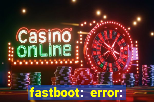 fastboot: error: failed to identify current slot