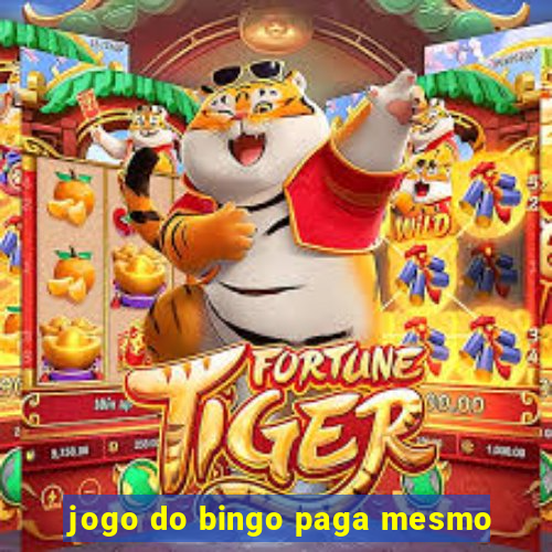 jogo do bingo paga mesmo