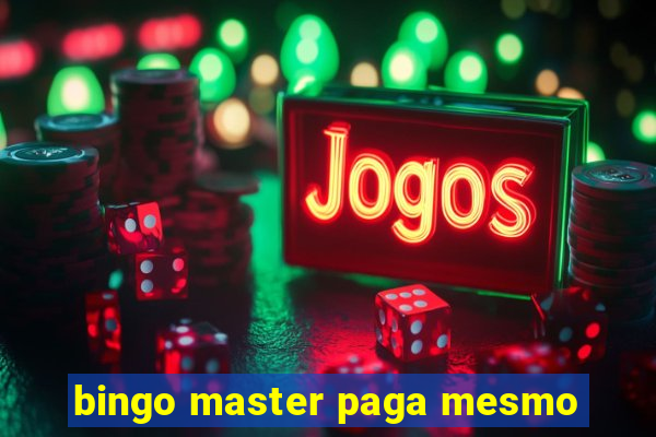 bingo master paga mesmo