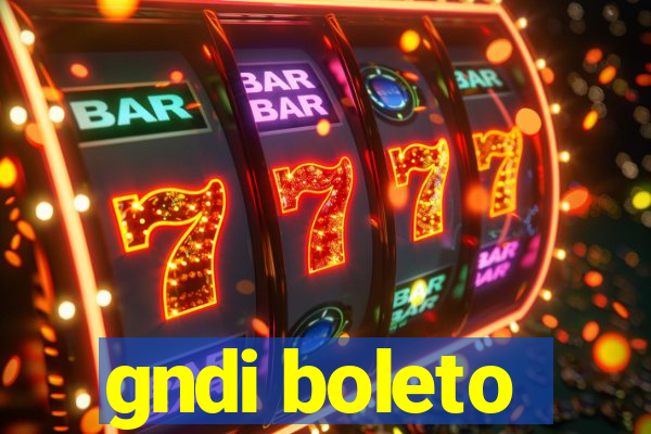 gndi boleto