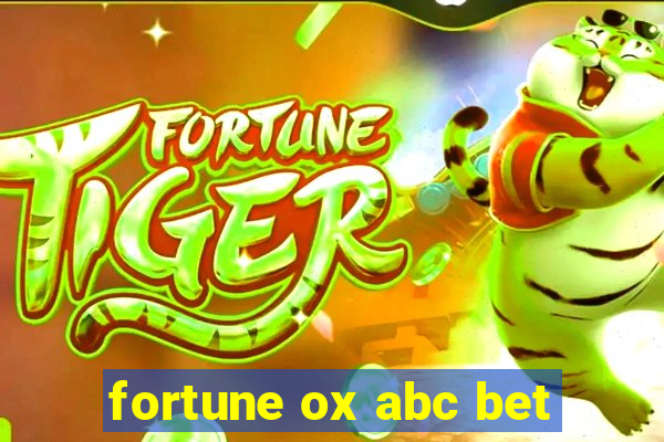 fortune ox abc bet