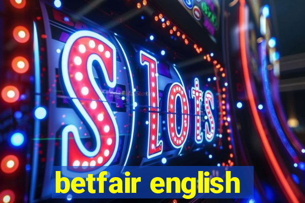 betfair english